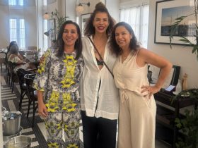 Lila Moraes com Vanessa da Mata e Ana Carla Furrer