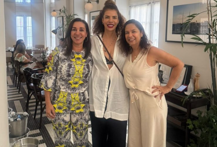 Lila Moraes com Vanessa da Mata e Ana Carla Furrer