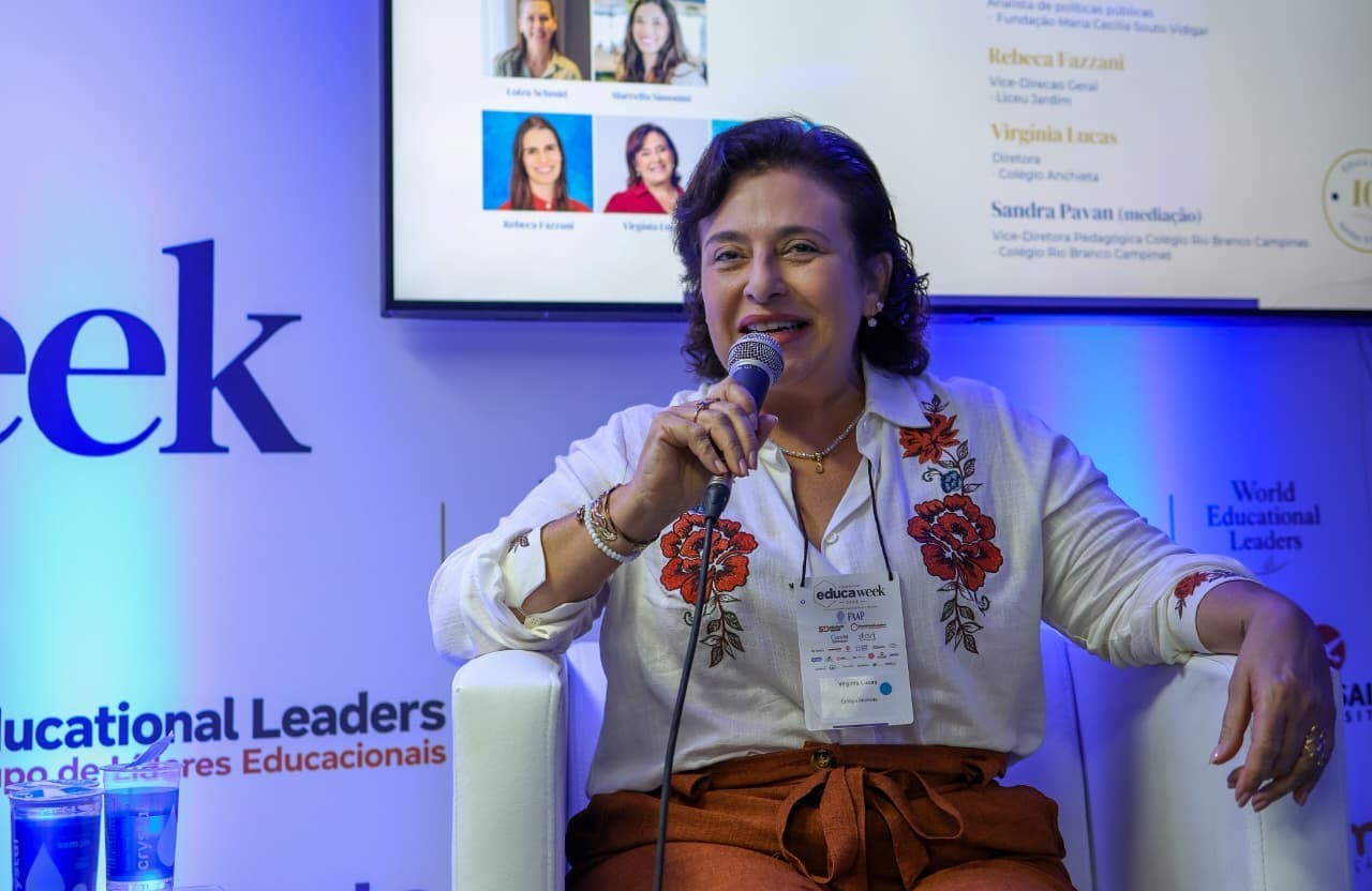 Vírginia Lucas, diretora do Colégio Anchieta no Educa Week